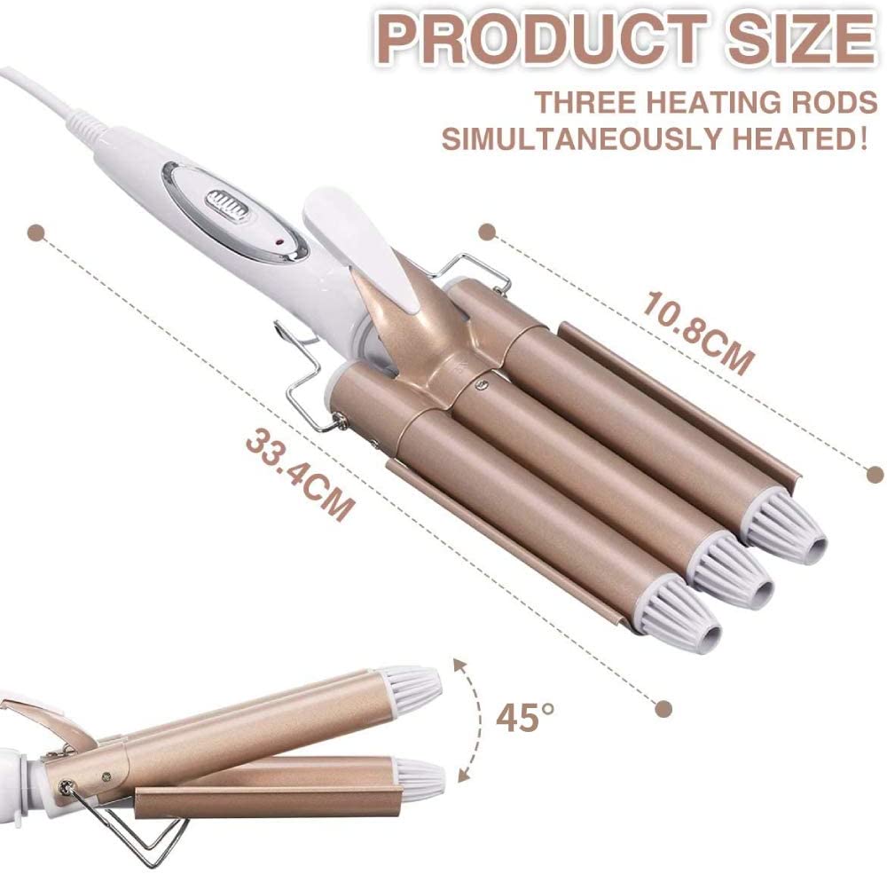 pinza rizadora 3 tubos Onduladora