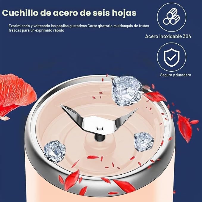 Licuadora Portatil Batidos con vaso