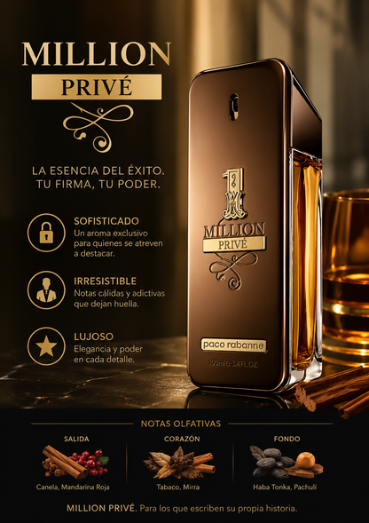 Perfume P.R. One Million Prive-Hombre