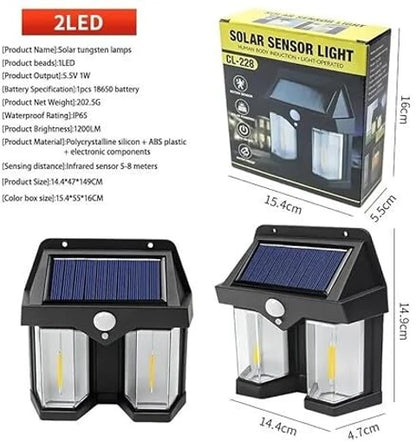 Lampara De Exteriores Con Panel Solar
