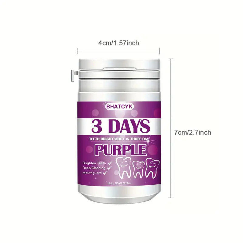 Polvo Limpiador Dental Morado 1ud Para P