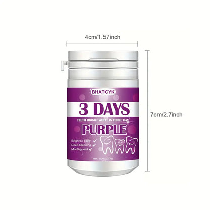 Polvo Limpiador Dental Morado 1ud Para P
