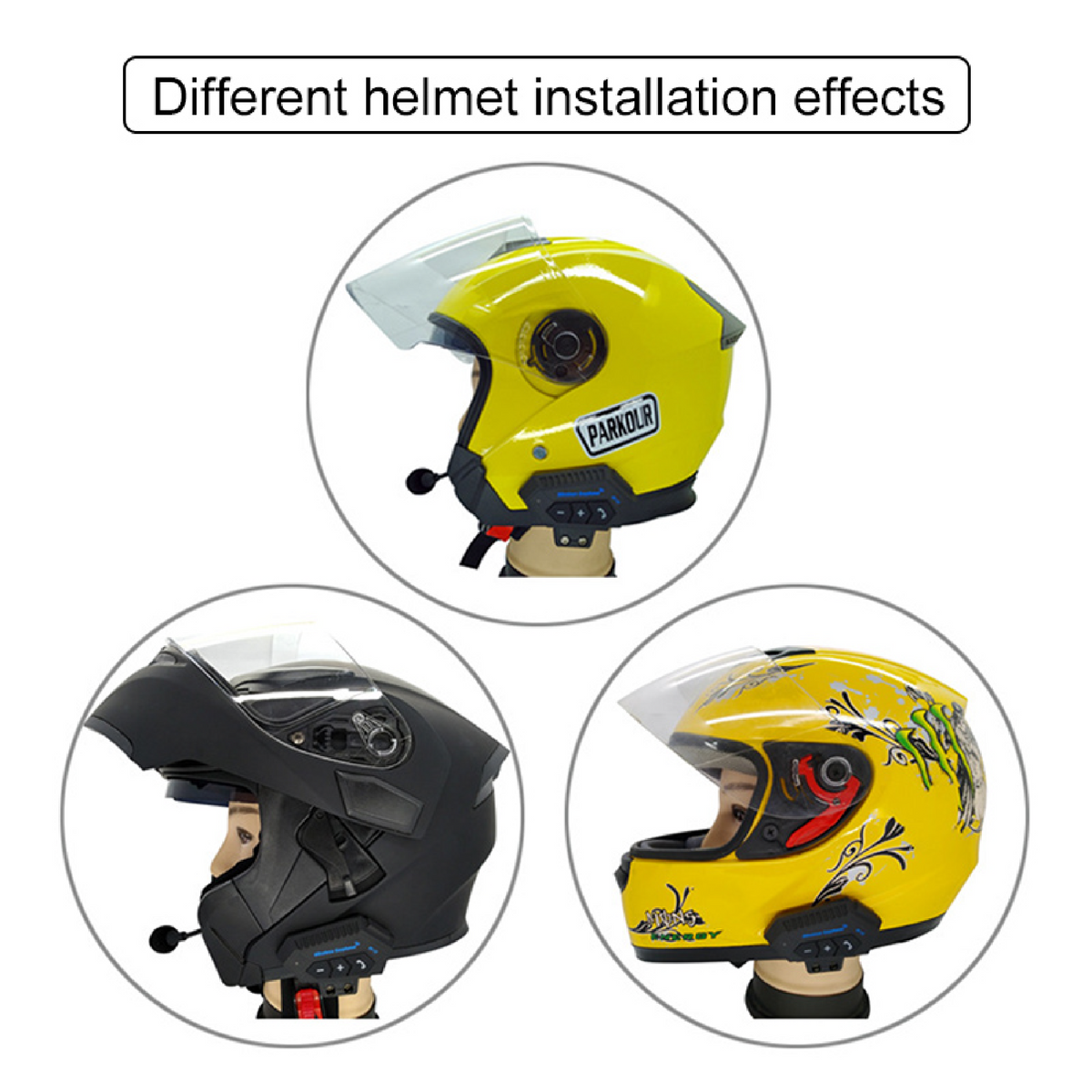Intercomunicador De Casco Bt12 Auricular