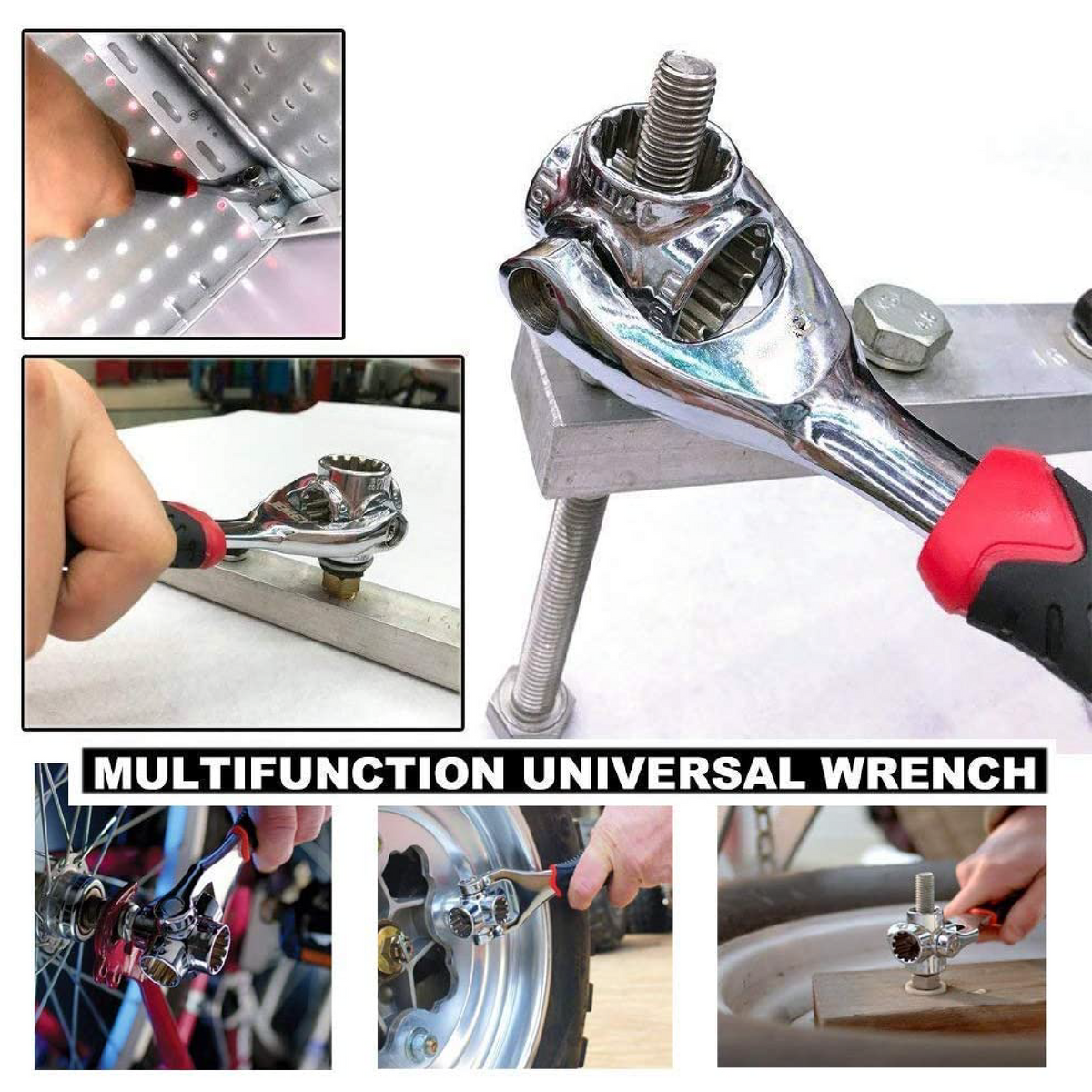 Llave Multiusos 48 En 1 Giratoria 360