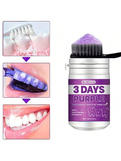 Polvo Limpiador Dental Morado 1ud Para P