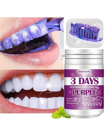 Polvo Limpiador Dental Morado 1ud Para P