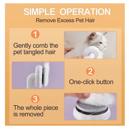 Cepillo Removedor Pelo Mascota Circular