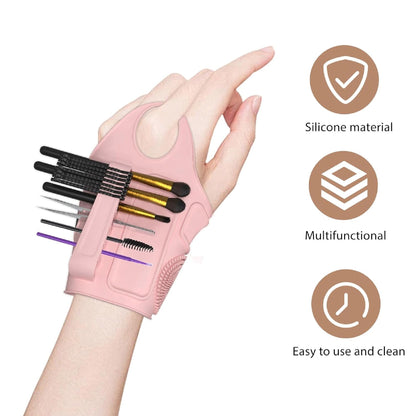 Pulsera Soporte Brochas Maquillaje Mano