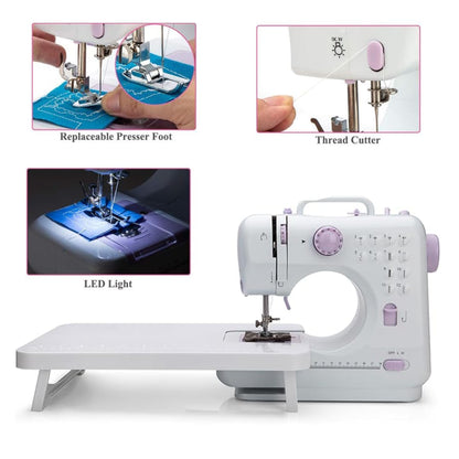 Maquina de Coser 12puntadas con Mesa
