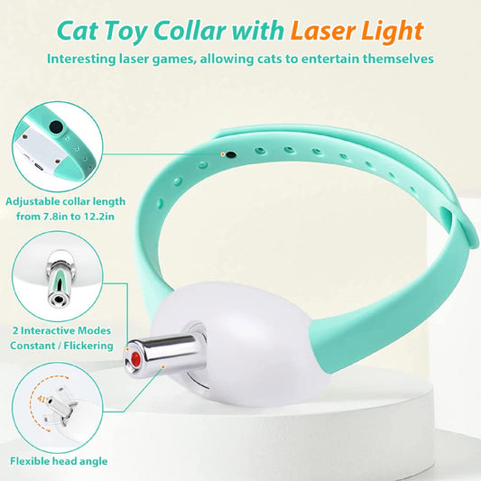 Juguete Collar Puntero Laser Para Gatos