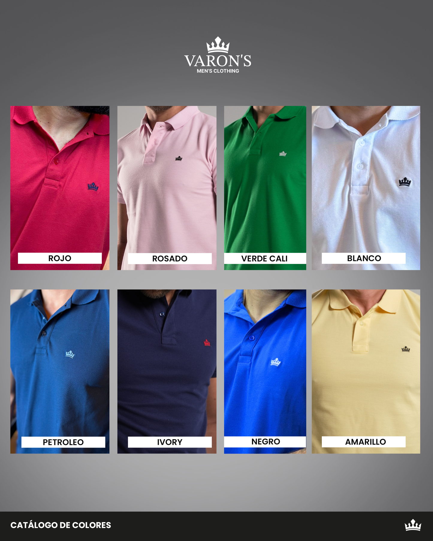 CAMISETA TIPO POLO VARONS ESSENTIALS