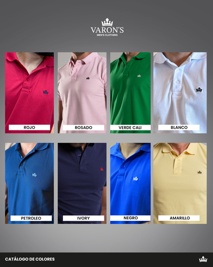 CAMISETA TIPO POLO VARONS ESSENTIALS