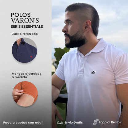 CAMISETA TIPO POLO VARONS ESSENTIALS