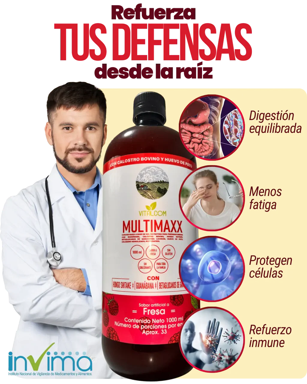 MULTI MAXX FRESA 1000 ML
