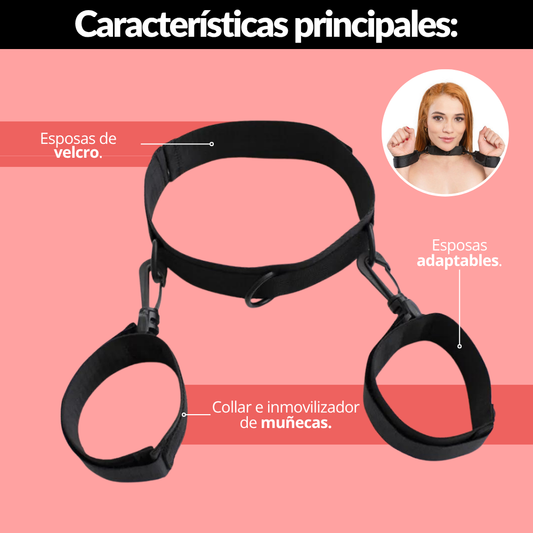 Collar Bdsm Inmovilizador Manos SOM042