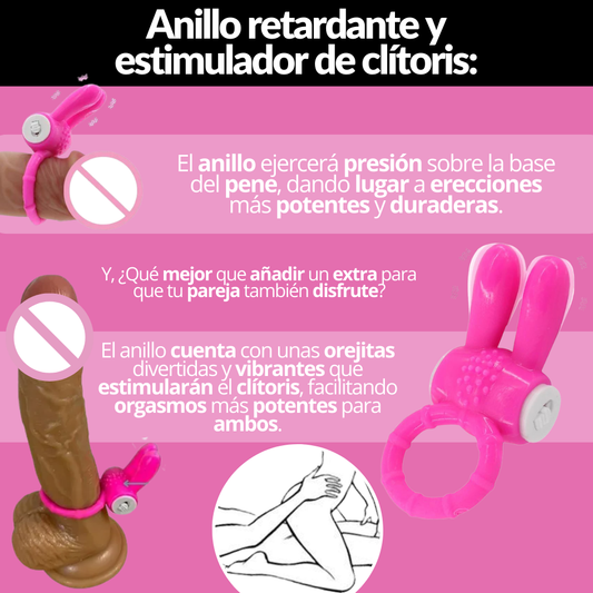 Anillo Vibrador Retardante APR006