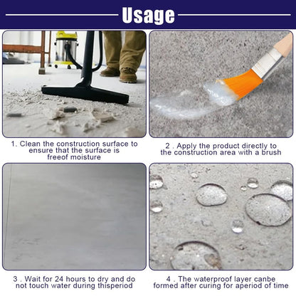 Sellador De Grietas Impermeable Transpar