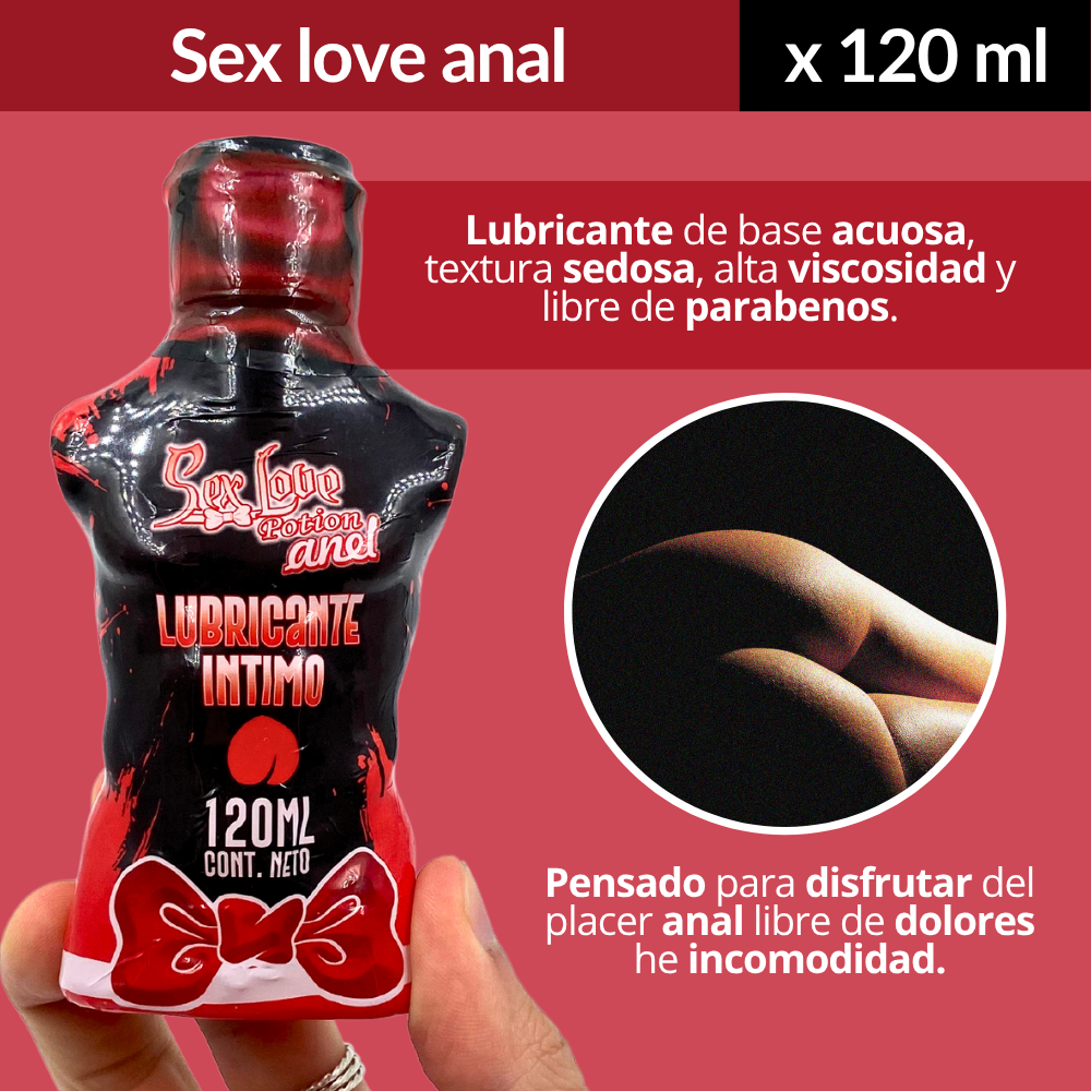 Lubricante Anal 120 Ml Dilatador LUB030