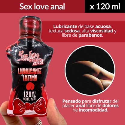 Lubricante Anal 120 Ml Dilatador LUB030