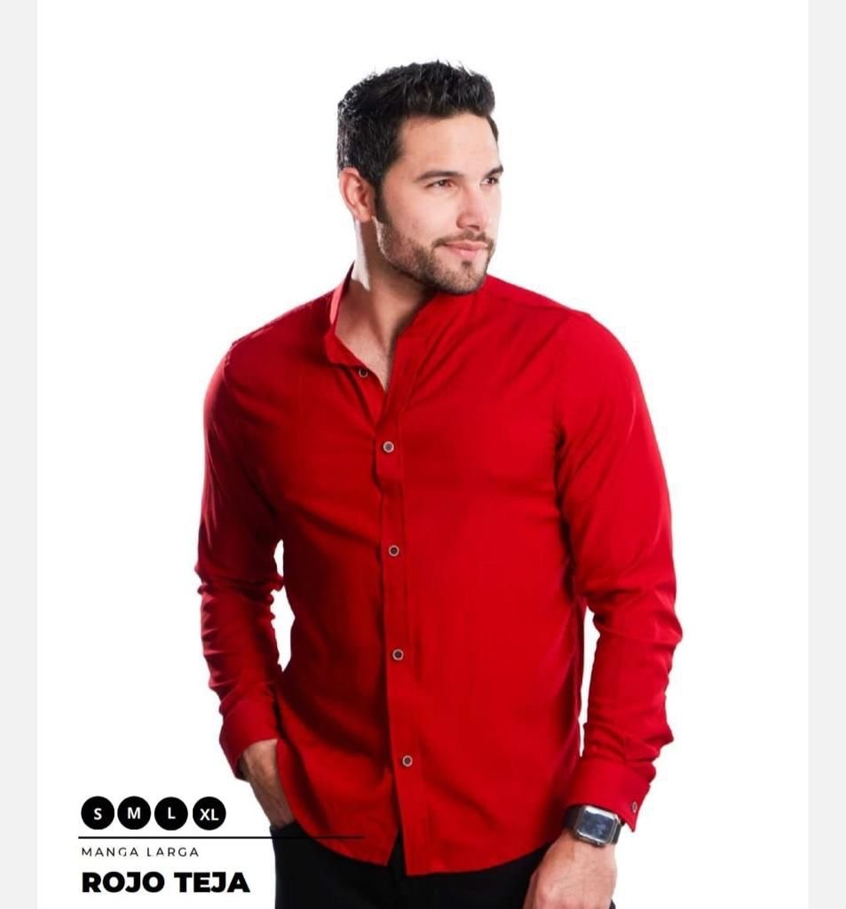 Camisa manga larga cuello NERU  T85BA