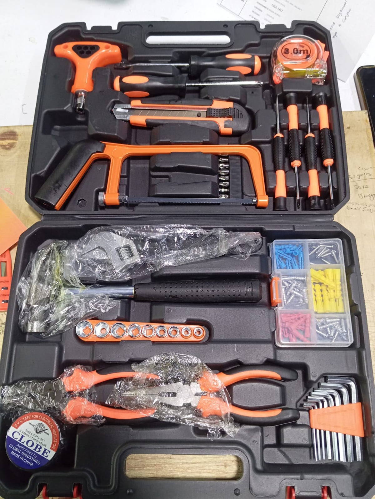 kit de herramientas manuales