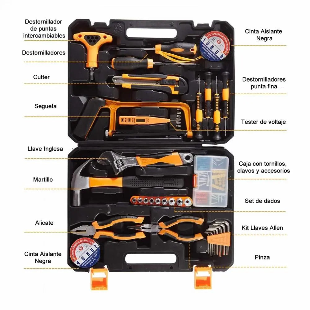kit de herramientas manuales