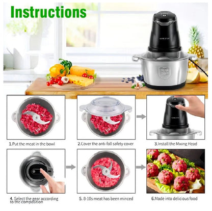 Molino de Alimentos Electrico 2L