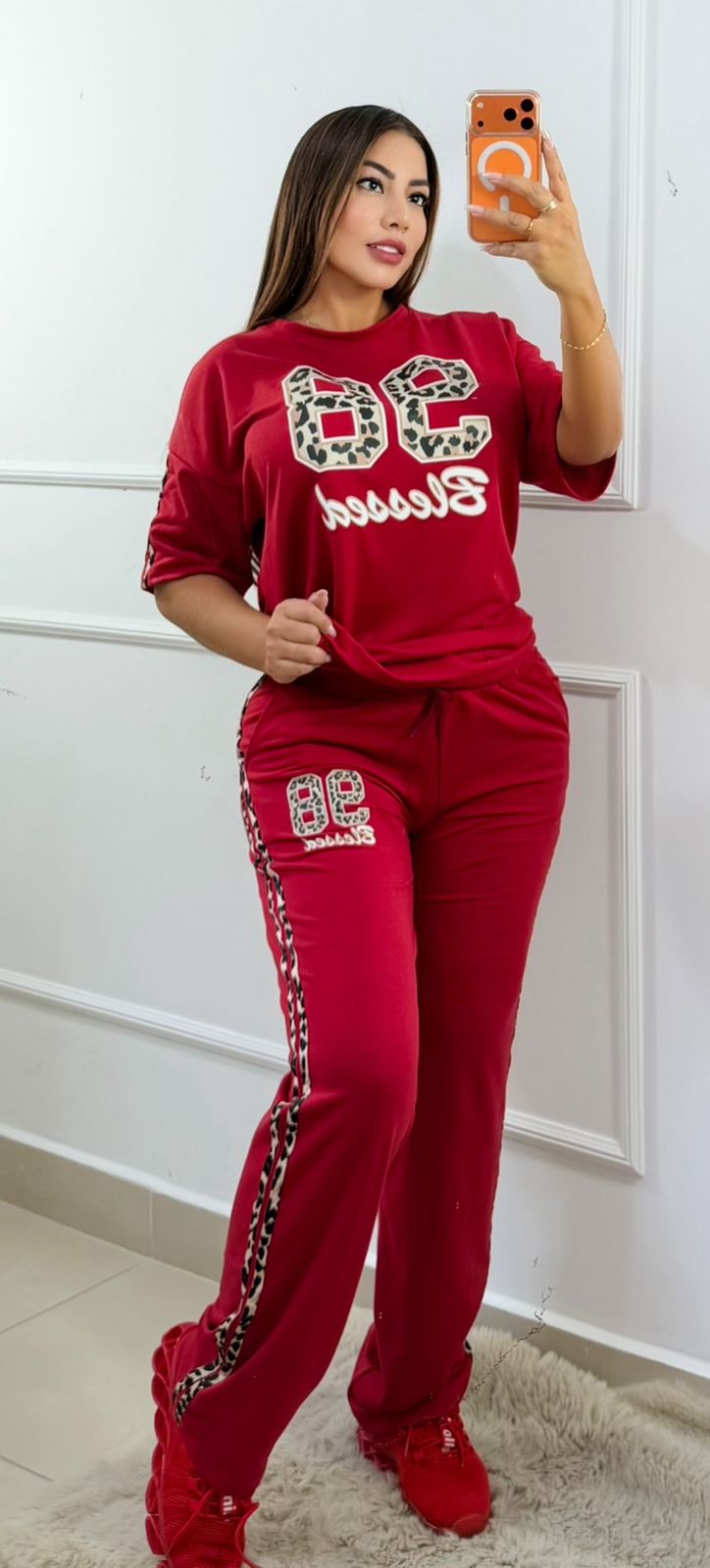 conjunto burda animal print