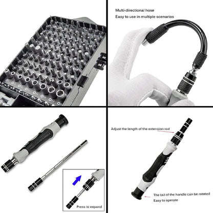 Kit Destornillador De Precisión 110 en 1