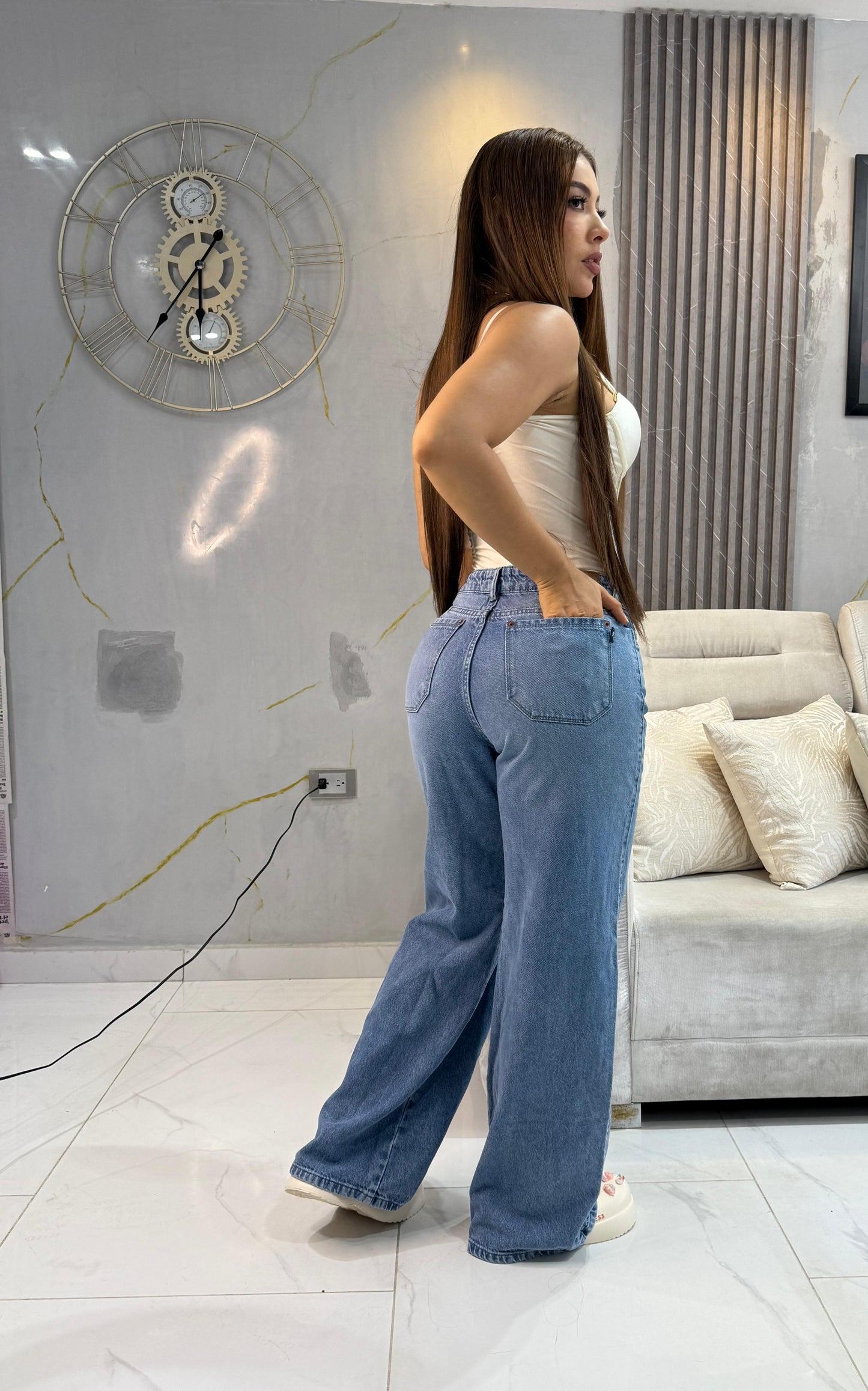 REF: 0071 JEAN WIDE LEG O BOTA RECTA