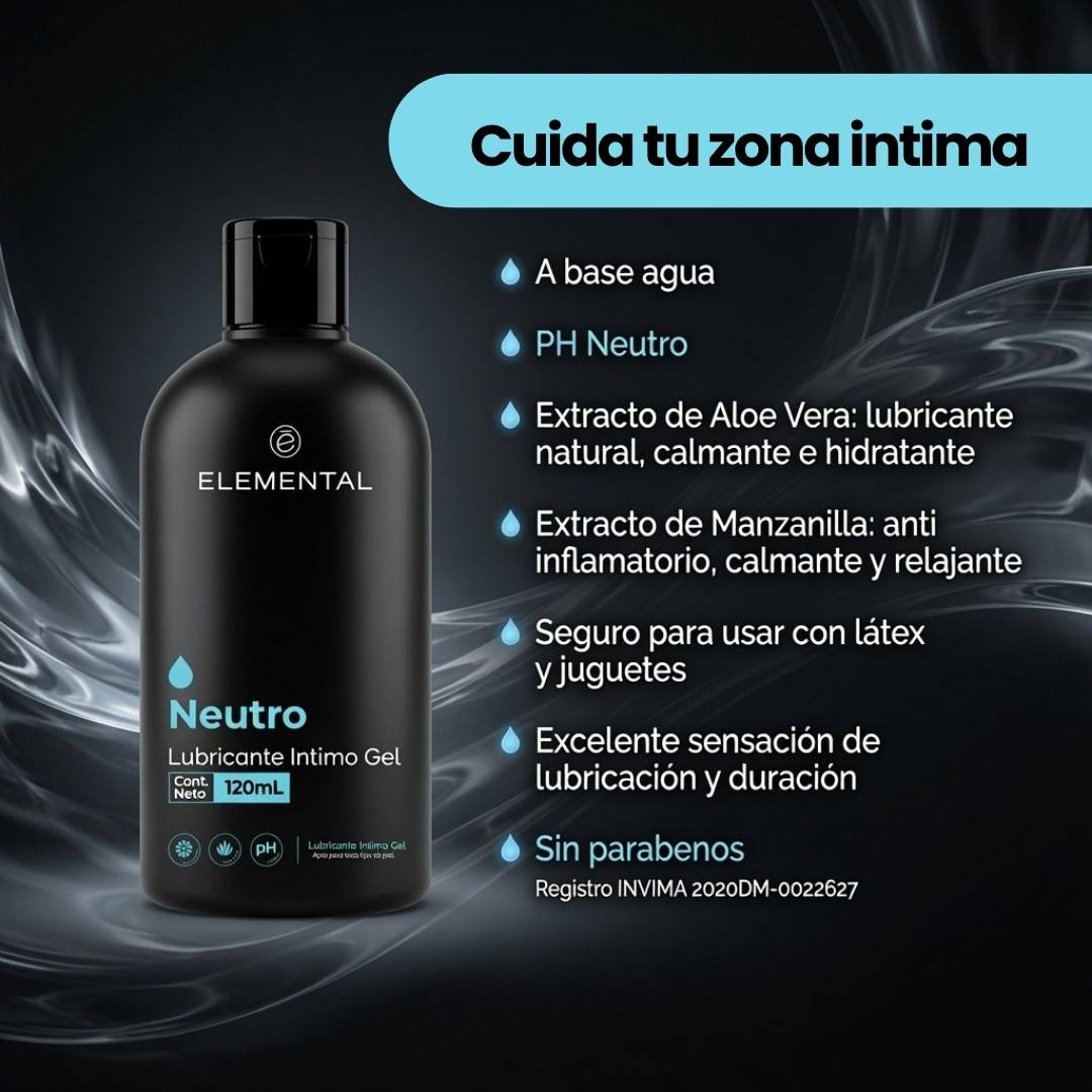 Lubricante Neutro Elemental 120ml ELE004