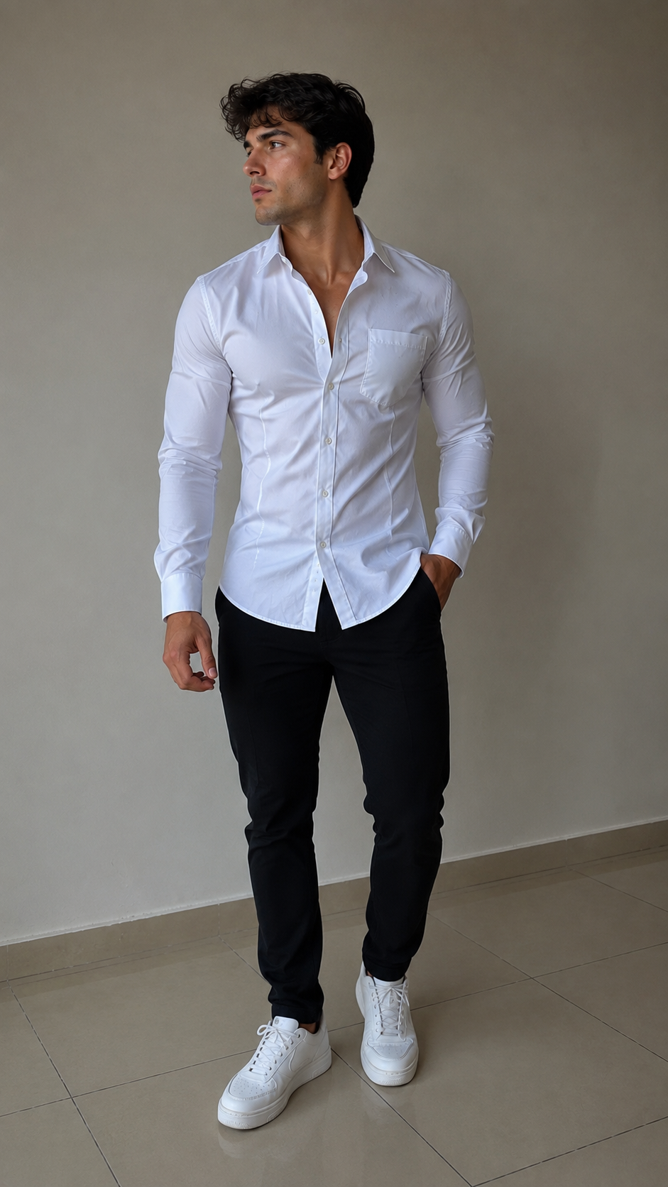 Camisa manga larga