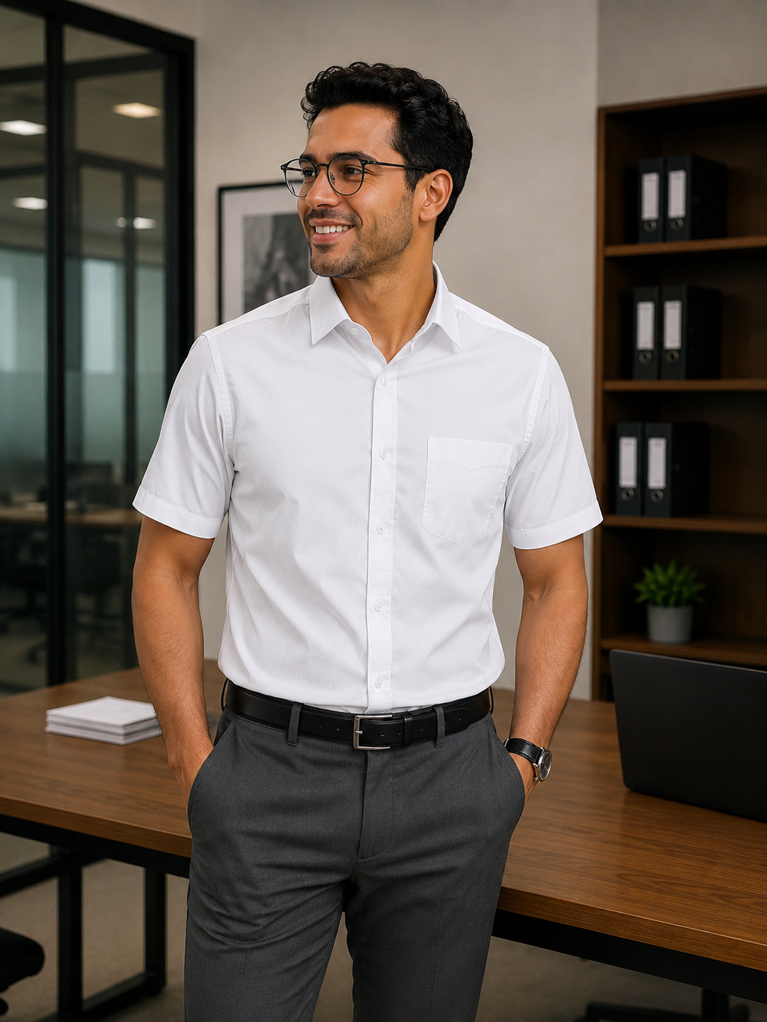 camisa manga corta