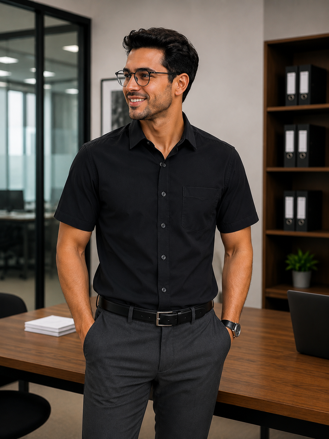 camisa manga corta