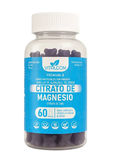 CITRATO DE MAGNESIO GOMAS