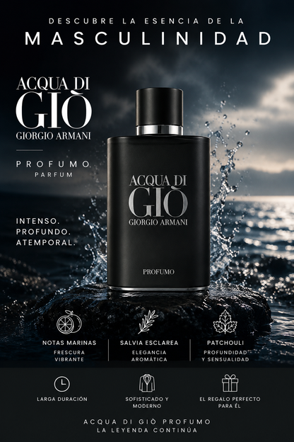 PERFUME AQUA DI GIO BLACK