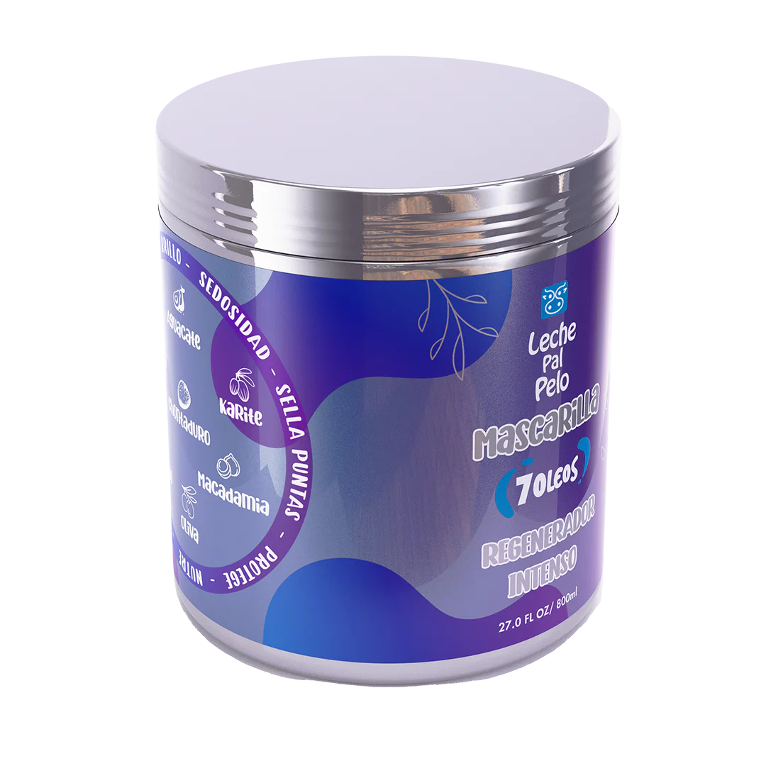Mascarilla 7 oleos 800 ml Leche pal pelo