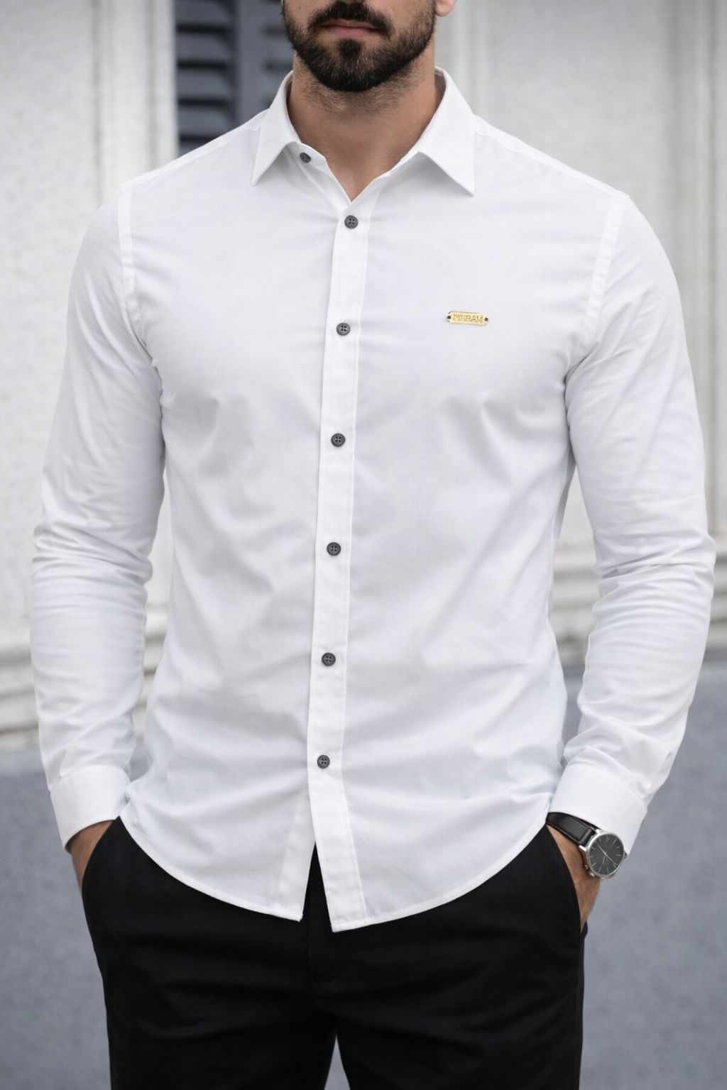 CAMISA MANGA LARGA