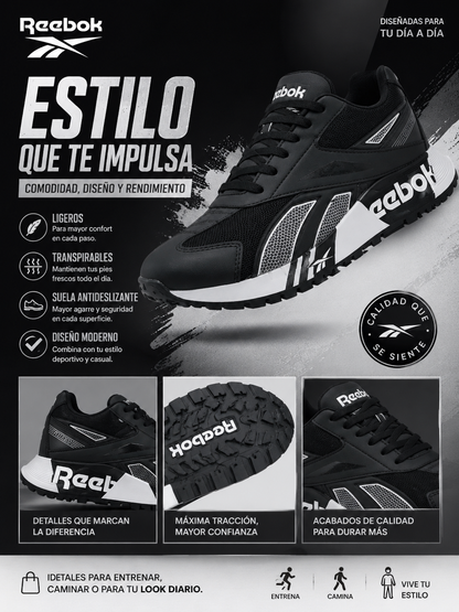 Reebok Caballero Negro
