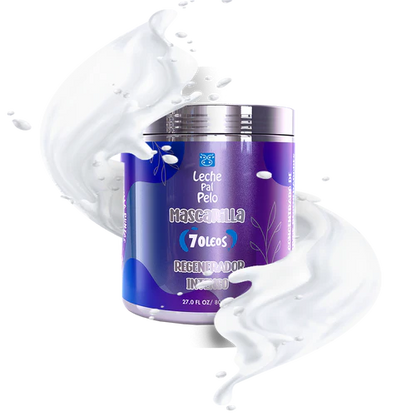 Mascarilla 7 oleos 800 ml Leche pal pelo