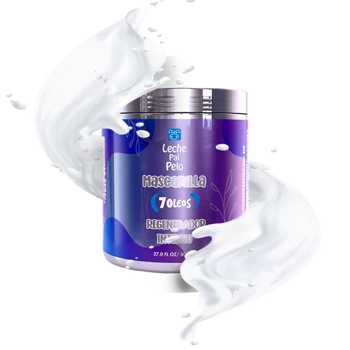 Mascarilla 7 oleos 800 ml Leche pal pelo