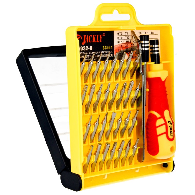 Set De 32 Destornillador Puntas Intercam