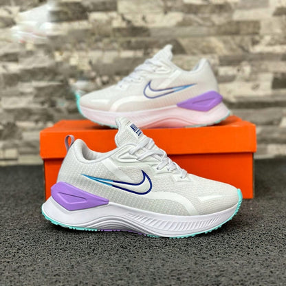 Nike Zoom X Blanco Lila Dama💓