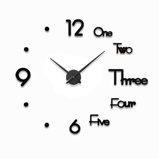 Reloj 3D Diy De Pared Diseño Creativo S