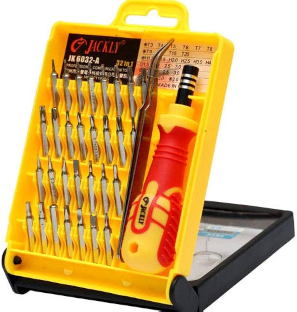 Set De 32 Destornillador Puntas Intercam