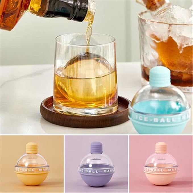 Hielera Esfera Cubetera Molde Cocteles