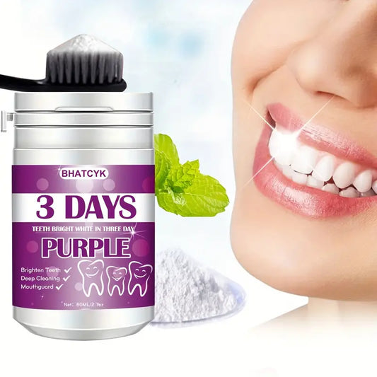 Polvo Limpiador Dental Morado 1ud Para P