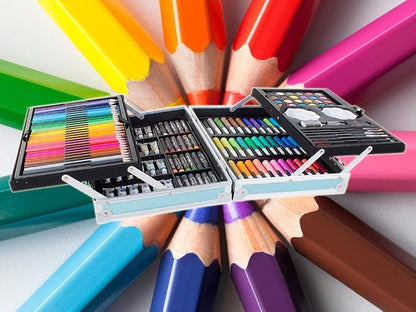 Maleta Metalica Set Arte145 piezas