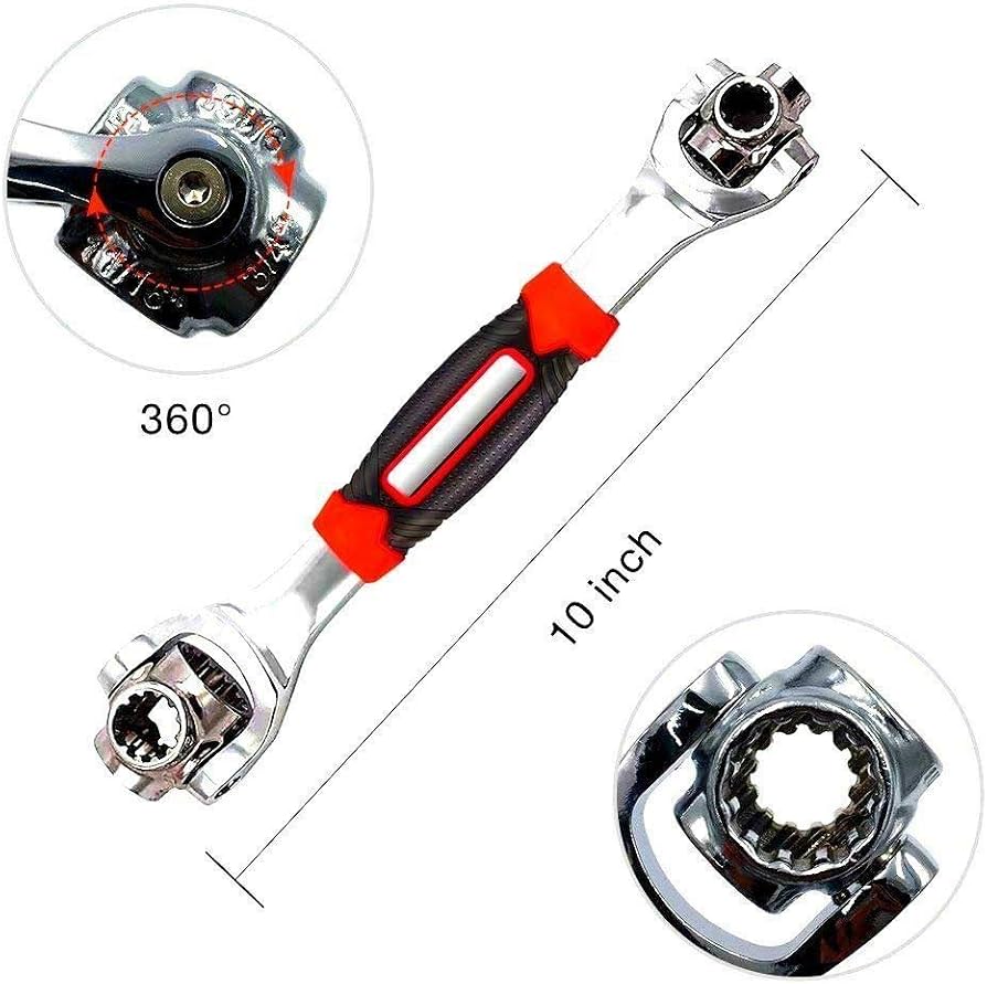 Llave Multiusos 48 En 1 Giratoria 360