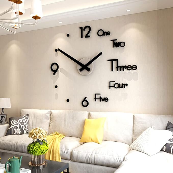 Reloj 3D Diy De Pared Diseño Creativo S